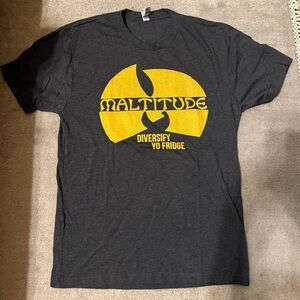 Maltitude Wu Tang Inspired Graphic Tee Bella Canvas M Charcoal